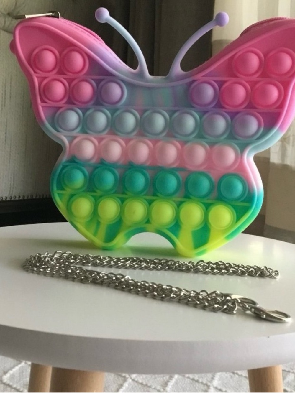 NWOT Butterfly Pop Fidget Silicon Bag